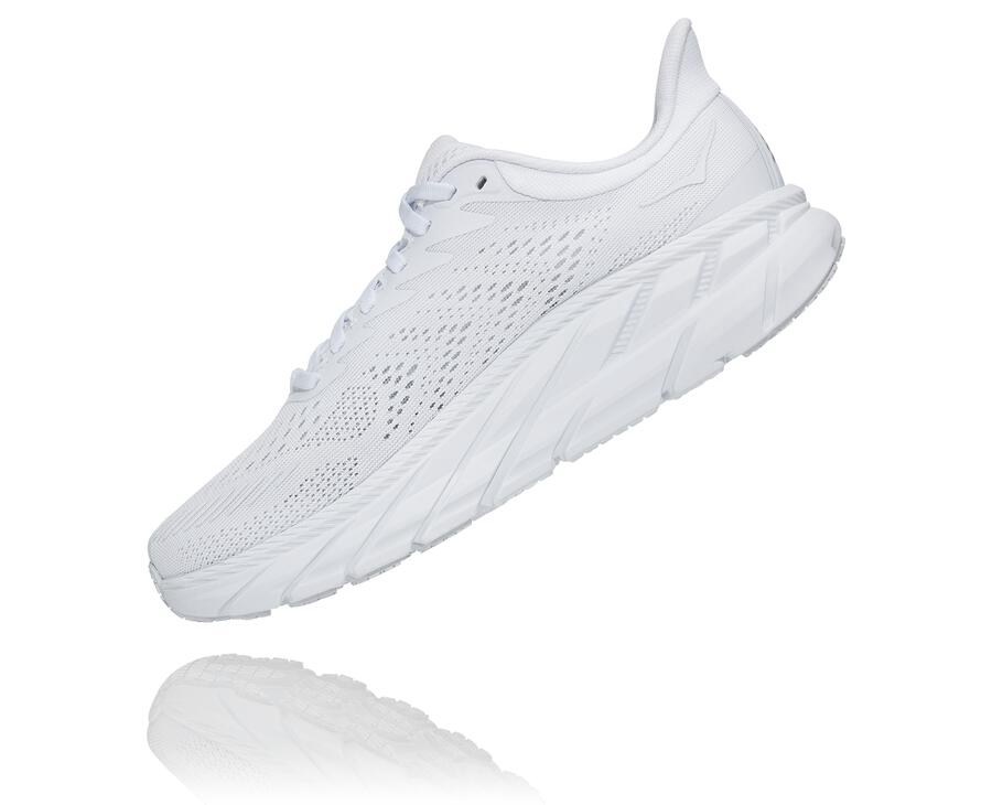 Hoka Australia One One Clifton 7 - Womens Running Shoes White - BXVYQ-0542